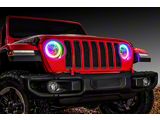 Oracle ColorSHIFT RGB+W Headlight DRL Upgrade Kit (18-25 Jeep Wrangler JL w/ Factory LED Headlights)