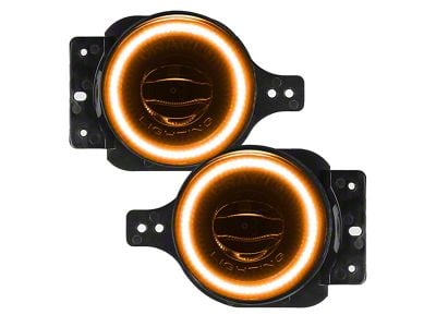 Oracle High Performance 20W LED Fog Lights with Amber Halo (18-25 Jeep Wrangler JL Sport)