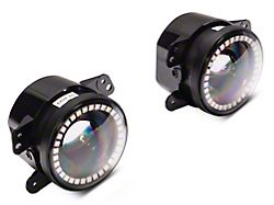 Oracle High Performance 20W LED Fog Lights with ColorSHIFT Halo; No Controller (07-18 Jeep Wrangler JK; 18-24 Jeep Wrangler JL, Excluding Sport)
