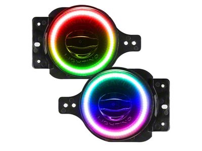 Oracle High Performance 20W LED Fog Lights with ColorSHIFT Halo; No Controller (18-25 Jeep Wrangler JL Sport)