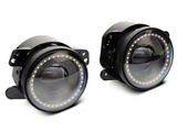 Oracle High Performance 20W LED Fog Lights with Dynamic ColorSHIFT Halo (07-18 Jeep Wrangler JK; 18-25 Jeep Wrangler JL, Excluding Sport)
