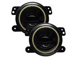 Oracle High Performance 20W LED Fog Lights with White Halo (07-18 Jeep Wrangler JK; 18-22 Jeep Wrangler JL, Excluding Sport)