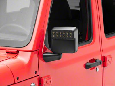 Oracle LED Off-Road Side Mirrors (18-25 Jeep Wrangler JL)