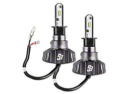 Oracle S3 LED Headlight Bulb Conversion Kit; H3 (07-18 Jeep Wrangler JK)