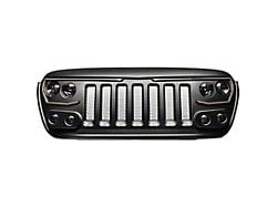 Oracle Vector PRO Series II Full LED Grille; Black (18-25 Jeep Wrangler JL)