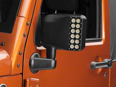 Oracle Side Mirror Housings with Off Road Lights (07-18 Jeep Wrangler JK)