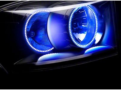 Oracle Headlight Assembly; SMD Pre-Assembled Headlights, Dual Halo Kit (14-17 Tundra)