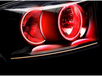 Oracle OE Style Headlights with ColorSHIFT Halo; Black Housing; Clear Lens (14-17 Tundra)