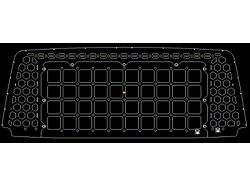 Orange Boxx Fabrication Rear Hatch Removeable Box Pattern Center Section with Honeycomb Pattern Surround; Matte Black (03-09 4Runner)