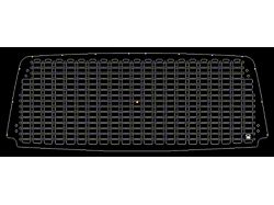 Orange Boxx Fabrication Rear Hatch Cover MOLLE Panel; Matte Black (03-09 4Runner)