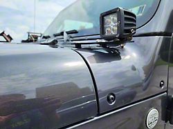 Outta Hand Fabrication A-Pillar Light Mounts (20-25 Jeep Gladiator JT, Excluding Mojave)