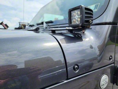 Outta Hand Fabrication A-Pillar Light Mounts (20-25 Jeep Gladiator JT, Excluding Mojave)