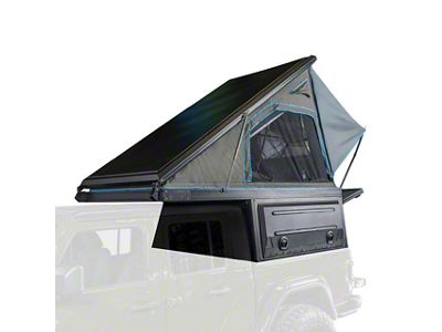 Overland Vehicle Systems MagPak Truck Bed Camper Shell with Roof Top Tent (20-25 Jeep Gladiator JT)