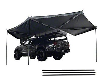 Overland Vehicle Systems HD Nomadic 270 Awning with Travel Cover; Driver Side (Universal; Some Adaptation May Be Required)