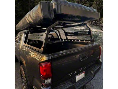 Overland Vehicle Systems Discovery Rack with Side Cargo Plates (07-25 Tundra w/ 5-1/2-Foot Bed)