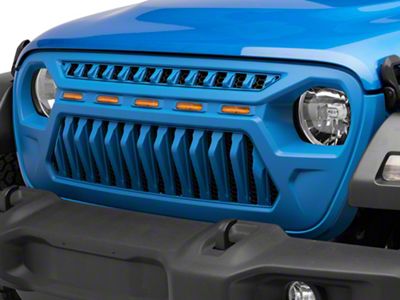 Mohave Grille with Marker Lights; Unpainted (20-25 Jeep Gladiator JT)