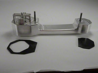P3 Billet Door Handle Set; Bare Aluminum (07-18 Jeep Wrangler JK 2-Door)
