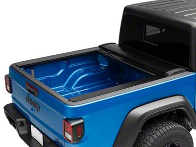 Pace Edwards JackRabbit Retractable Bed Cover; Gloss Black (20-25 Jeep Gladiator JT)