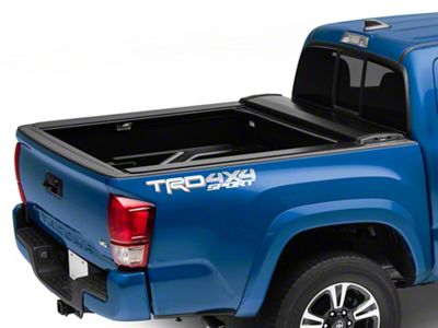 Pace Edwards SwitchBlade Metal Retractable Bed Cover; Gloss Black (16-23 Tacoma)