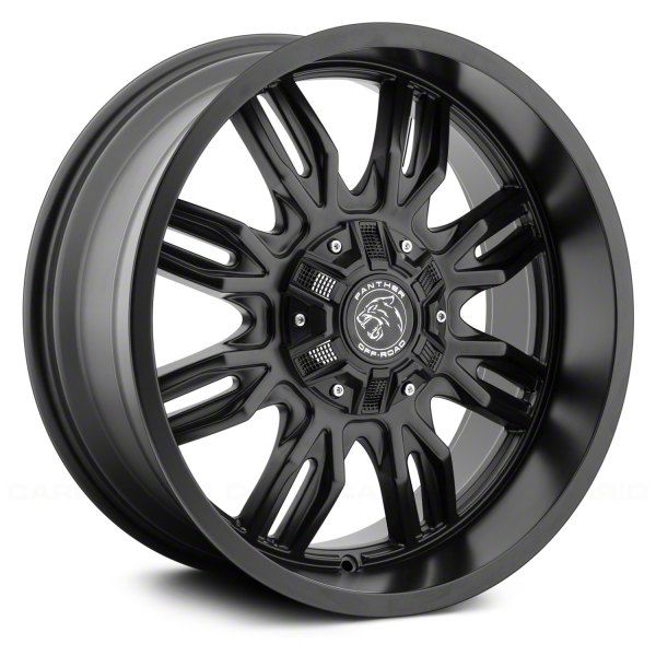 Panther Off Road Titan 580 Gloss Black 6-Lug Wheel; 18x9; 0mm Offset ...