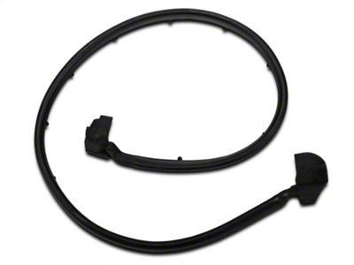 Half Door Seal; Passenger Side (87-95 Jeep Wrangler YJ)