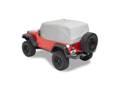 Canopy Cover; Charcoal (07-18 Jeep Wrangler JK 2-Door)