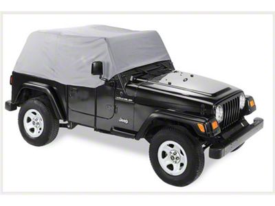 Pavement Ends Canopy Cover; Charcoal (07-18 Jeep Wrangler JK 4-Door)