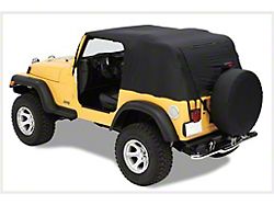 Pavement Ends Emergency Top; Black (92-95 Jeep Wrangler YJ)