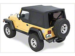Pavement Ends Replay Soft Top with Tinted Windows; Black Denim (88-95 Jeep Wrangler YJ)