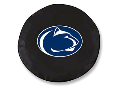 Penn State University Spare Tire Cover; Black (66-18 Jeep CJ5, CJ7, Wrangler YJ, TJ & JK)