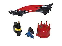 Performance Distributors Firepower Ignition Kit; Red (93-97 4.0L Jeep Wrangler YJ & TJ)