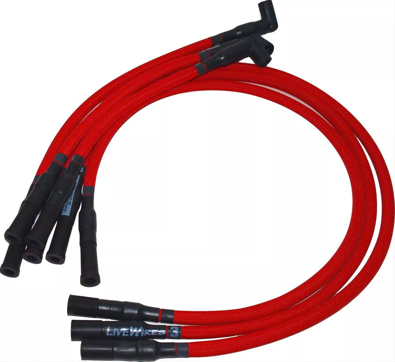 Performance Distributors Jeep Wrangler LiveWires Spark Plug Wires; Red