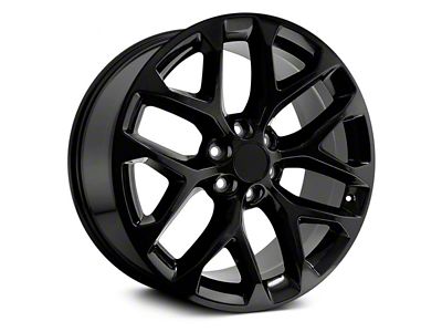 PR177 Gloss Black 6-Lug Wheel; 20x9; 24mm Offset (04-15 Titan)