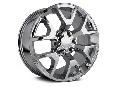 PR169 Chrome 6-Lug Wheel; 20x9; 27mm Offset (24-25 Tacoma)