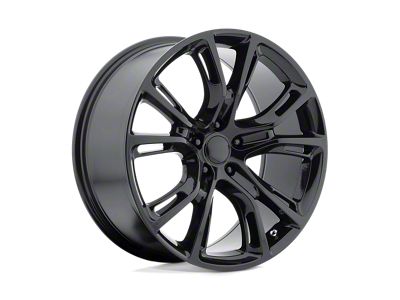 PR137 Gloss Black Wheel; 22x9; 34mm Offset (20-25 Jeep Gladiator JT)