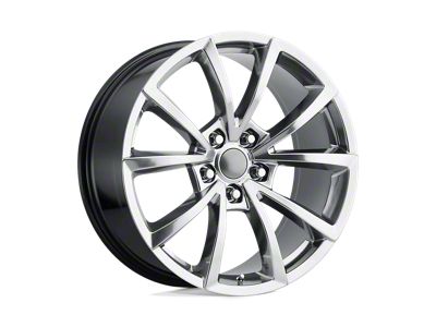 PR184 Hyper Silver Dark Wheel; 20x10; 50mm Offset (20-25 Jeep Gladiator JT)