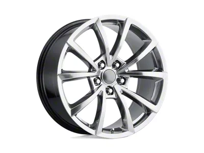 PR184 Hyper Silver Dark Wheel; 20x10; 50mm Offset (22-25 Jeep Grand Cherokee WL)