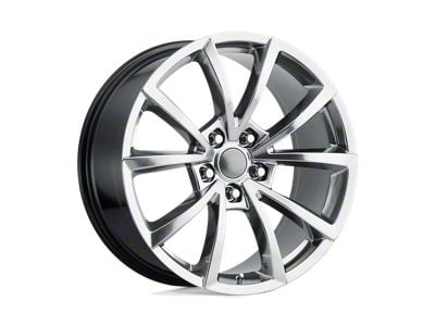 PR184 Hyper Silver Dark Wheel; 20x9; 34mm Offset (99-04 Jeep Grand Cherokee WJ)