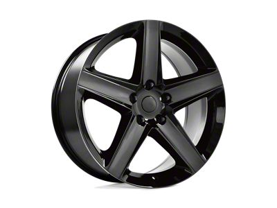 PR129 Gloss Black Wheel; 20x9; 34mm Offset (05-10 Jeep Grand Cherokee WK)