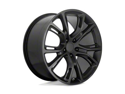 PR137 Matte Black Wheel; 20x10; 50mm Offset (11-21 Jeep Grand Cherokee WK2)