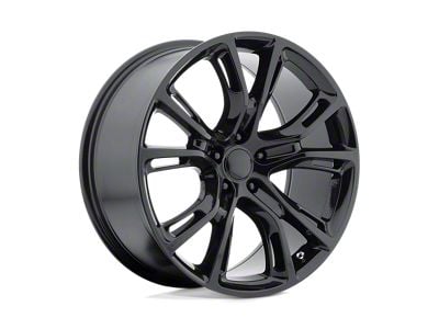 PR137 Gloss Black Wheel; 20x10; 50mm Offset (07-18 Jeep Wrangler JK)