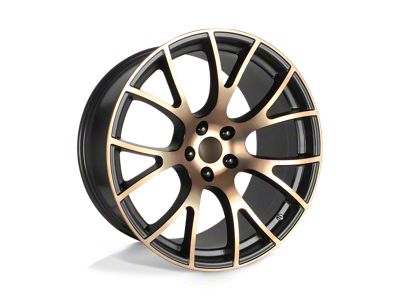 PR161 Black Bronze Wheel; 22x9.5; 35mm Offset (07-18 Jeep Wrangler JK)