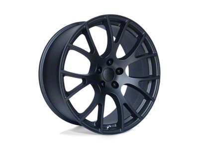 PR161 Matte Black Wheel; 22x9.5; 35mm Offset (18-25 Jeep Wrangler JL)