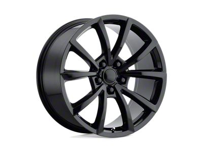 PR184 Gloss Black Wheel; 20x9; 34mm Offset (18-25 Jeep Wrangler JL)