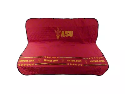 Pets First Pet Car Seat Cover with Arizona State Sun Devils Logo (Universal; Some Adaptation May Be Required)