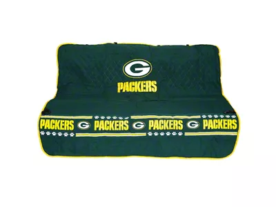 Pets First Pet Car Seat Cover with Green Bay Packers Logo (Universal; Some Adaptation May Be Required)