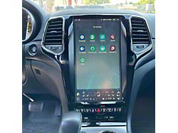 Phoenix Automotive 13.60-Inch Android 13 Vertical Screen Navigation Radio; 6G RAM/128G ROM; Black (11-21 Jeep Grand Cherokee WK2)
