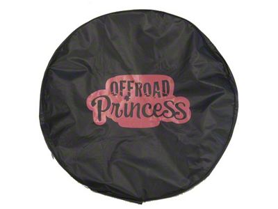 Pink Off-Road Princess Spare Tire Cover (66-18 Jeep CJ5, CJ7, Wrangler YJ, TJ & JK)