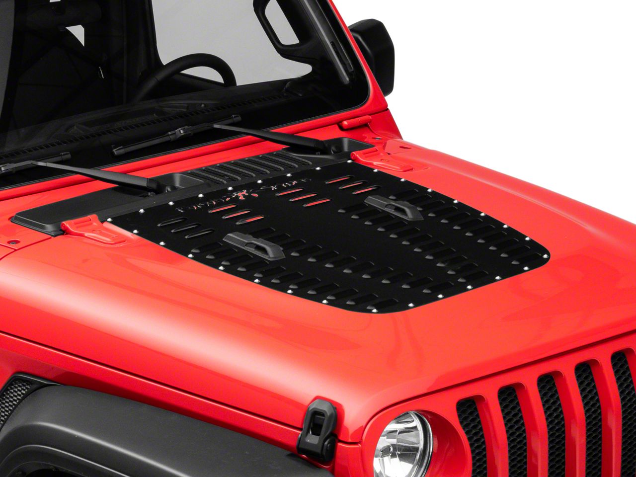 Poison Spyder Jeep Wrangler Hood Louver; SpyderShell Armor Coat 19
