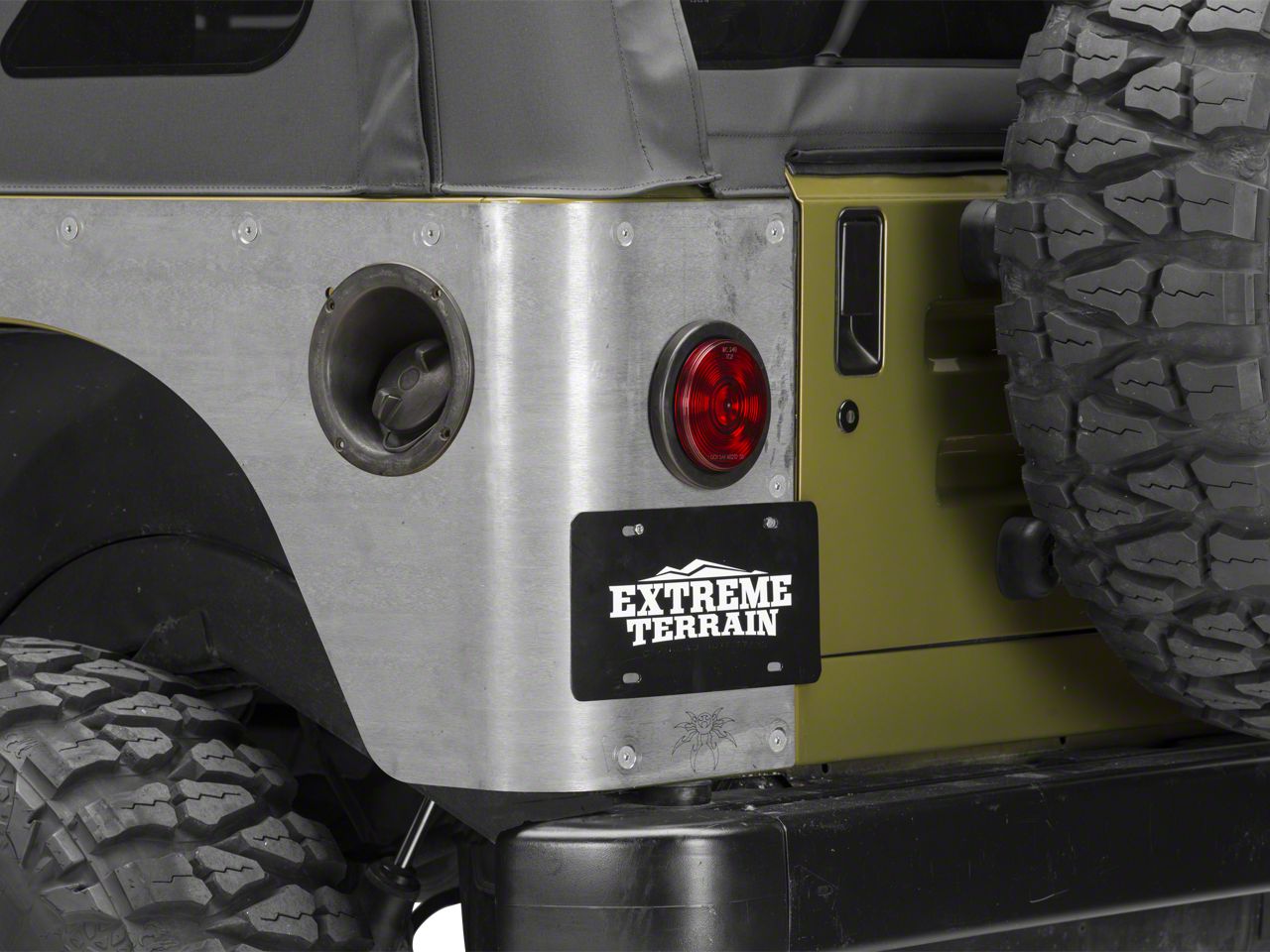 Poison Spyder Jeep Wrangler Standard Crusher Corner Guards - Bare